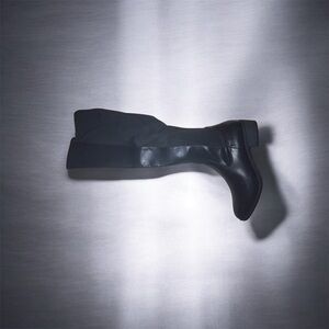 Womens Black faux Leather Boots